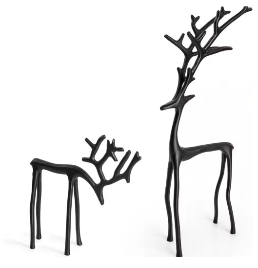 Nowoczesne Metalowe Renifery Dekoracyjne